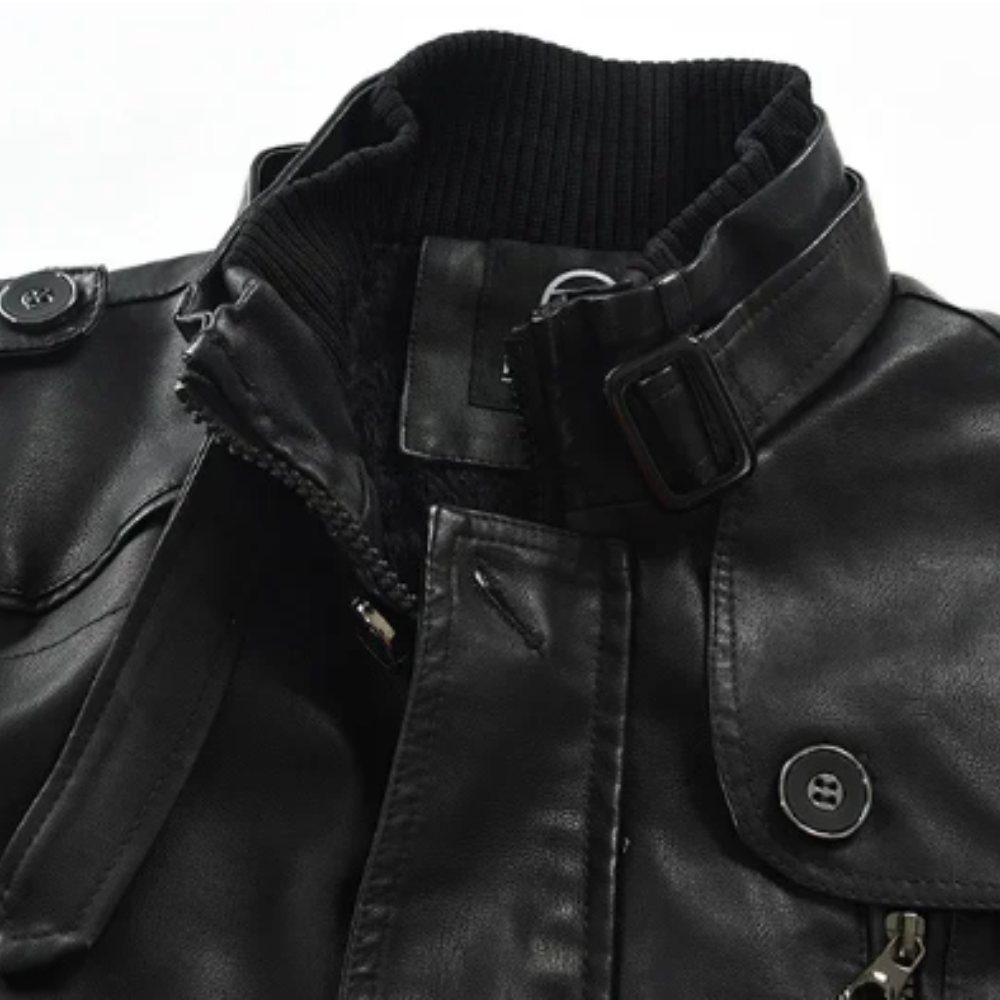Stylish Leather Biker Jacket
