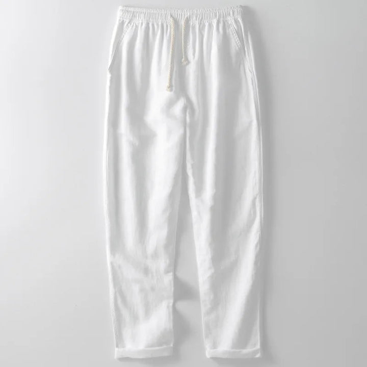Elegant SANTORINI Linen Trousers
