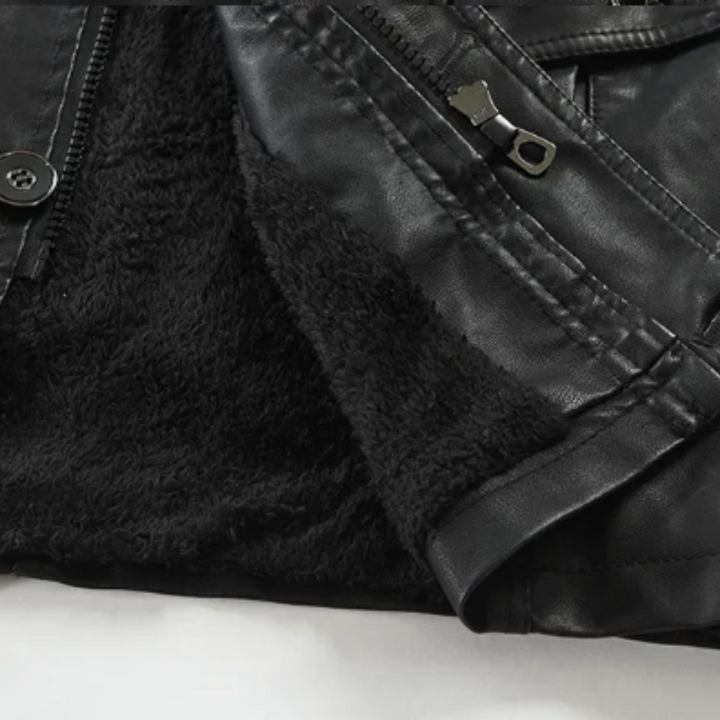 Stylish Leather Biker Jacket