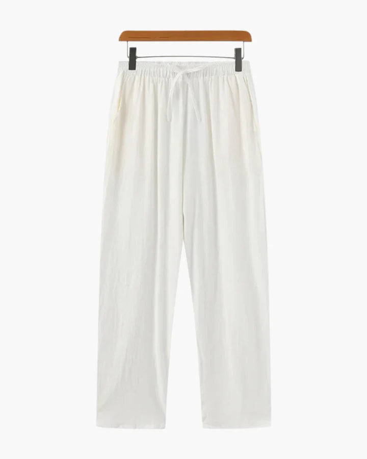 CANNES Lightweight Linen Trousers
