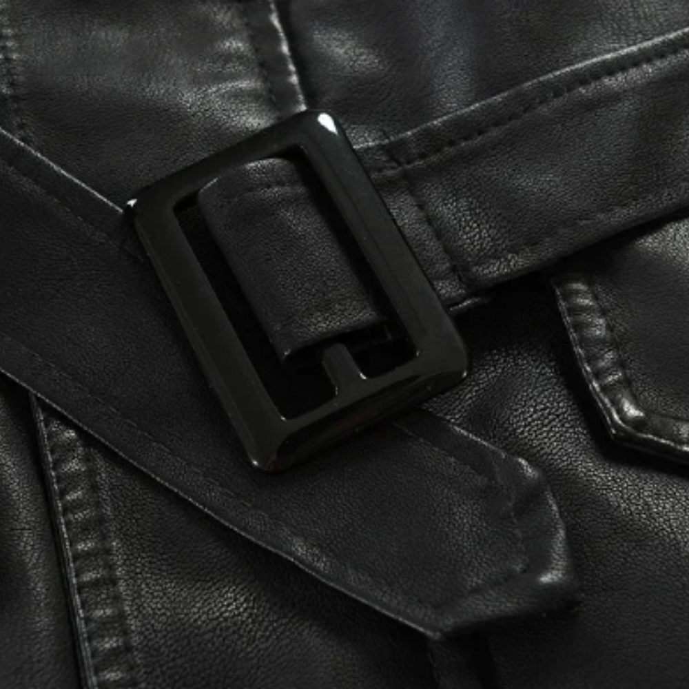 Stylish Leather Biker Jacket