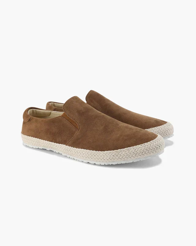 Brown Riviera Suede Espadrilles