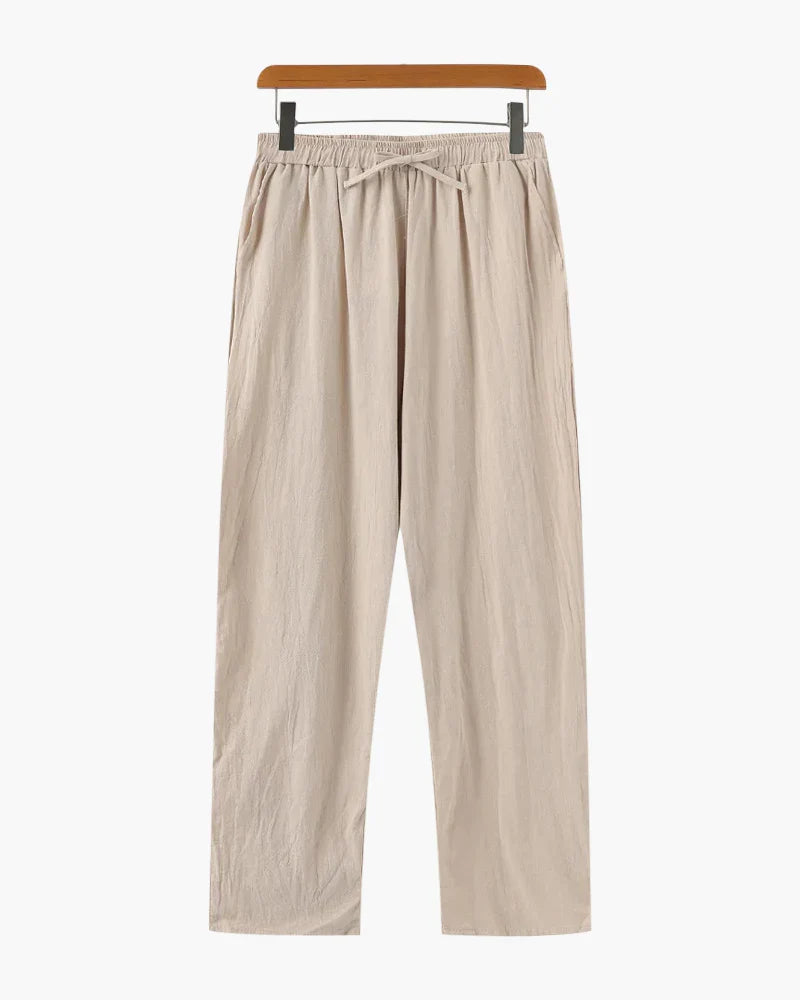 CANNES Lightweight Linen Trousers