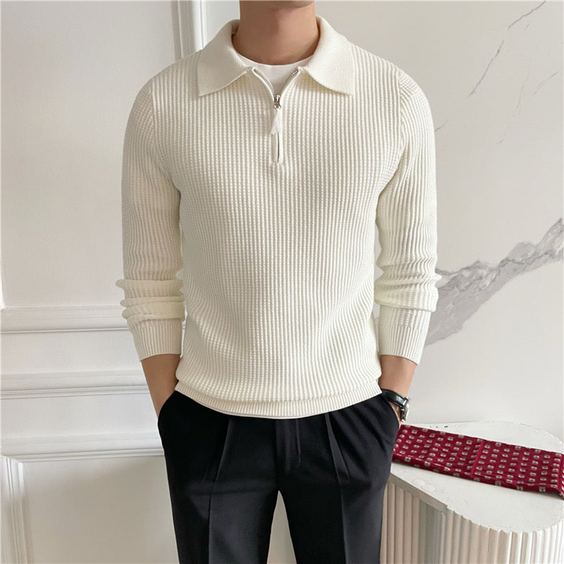 GONGJU Zip-Up Sweater