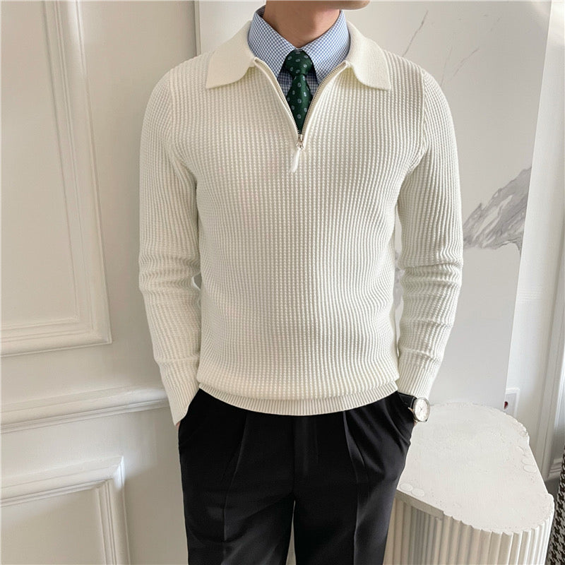 GONGJU Zip-Up Sweater