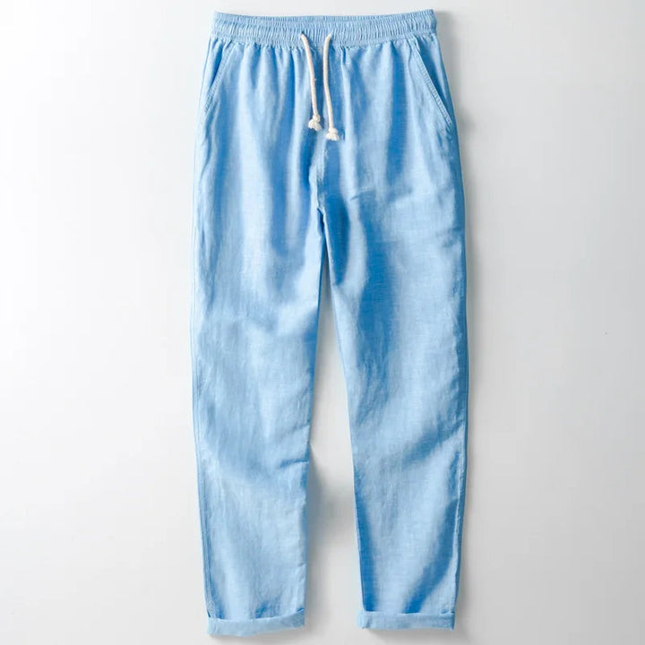 Elegant SANTORINI Linen Trousers