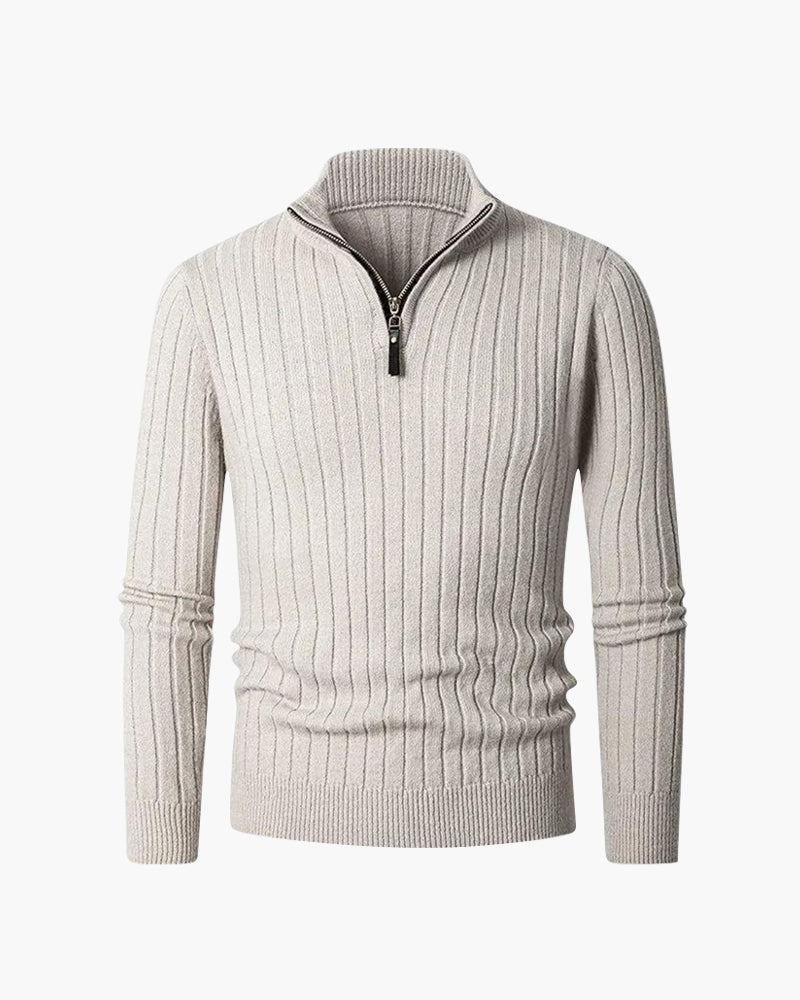 ZERMATT High Neck Half Zip Pullover