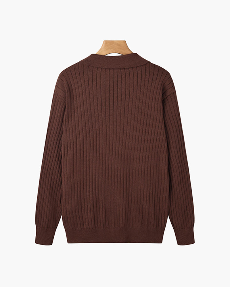 SUWON V-Neck Polo Shirt