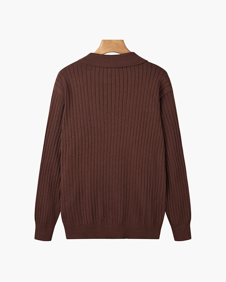 SUWON V-Neck Polo Shirt