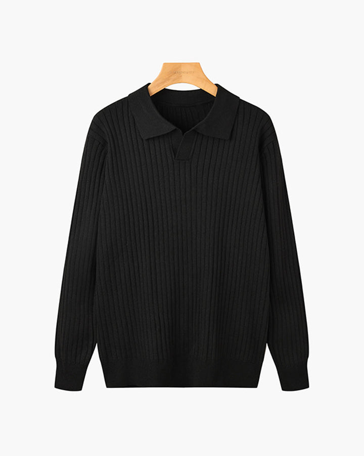 SUWON V-Neck Polo Shirt