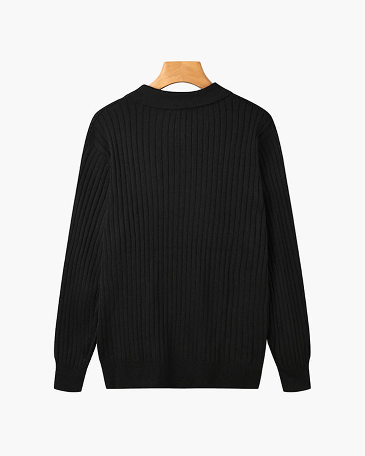 SUWON V-Neck Polo Shirt