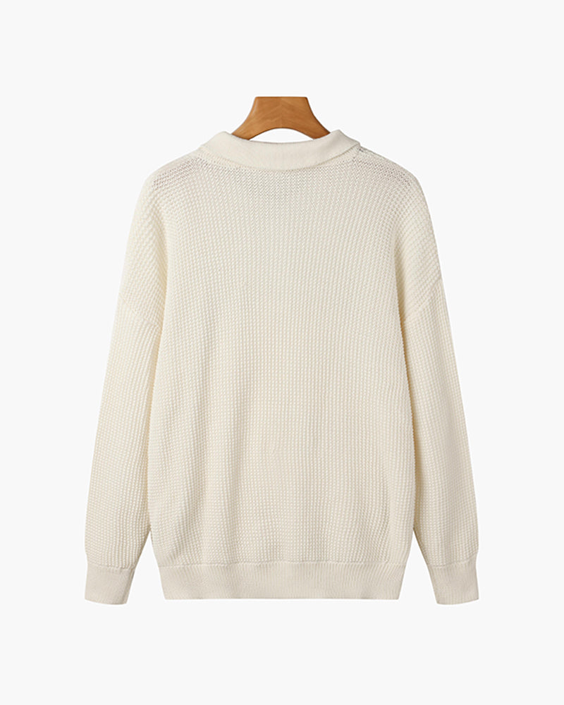 GONGJU Zip-Up Sweater