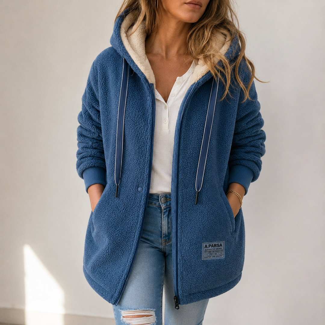 Wendy | Soft Fleece Hooded Jacket for Ultimate Comfort