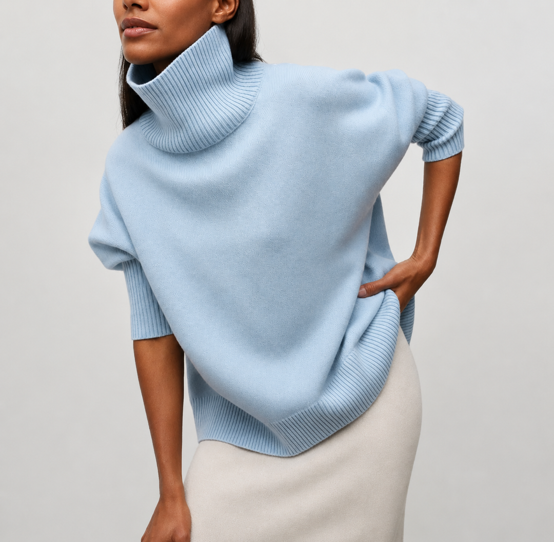 Debra™ | Comfy Oversized Turtleneck Sweater