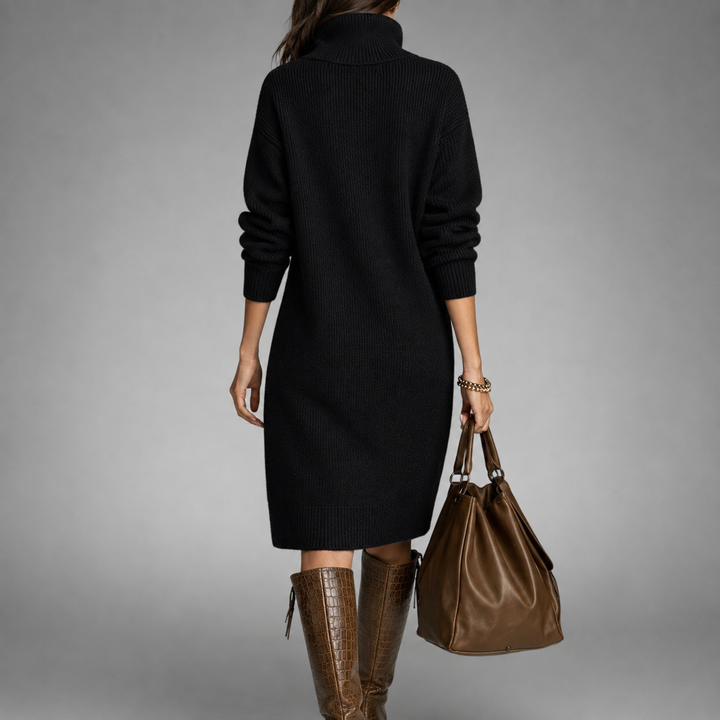 Elise™ | Comfy Button-Up Sweater Dress