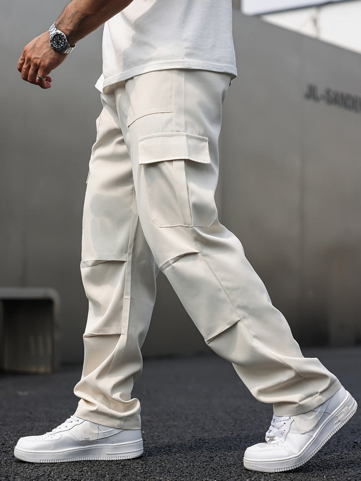 Men's Loose Fit Cargo Pants | Durable Fabric | Multiple Pockets