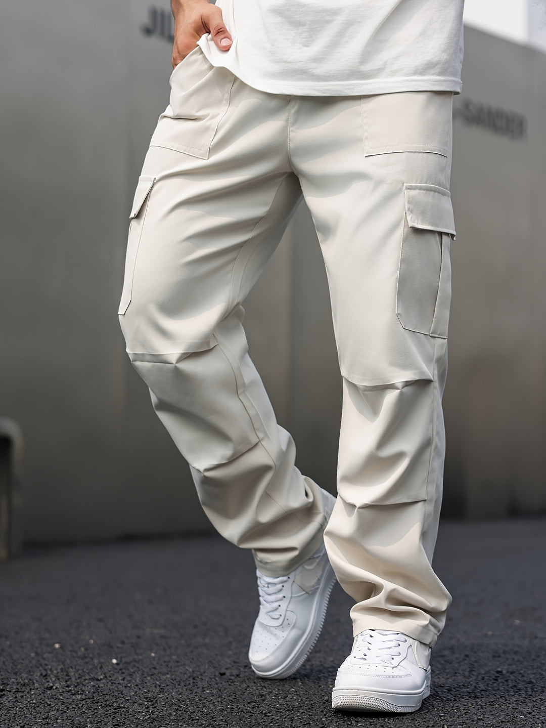 Men's Loose Fit Cargo Pants | Durable Fabric | Multiple Pockets