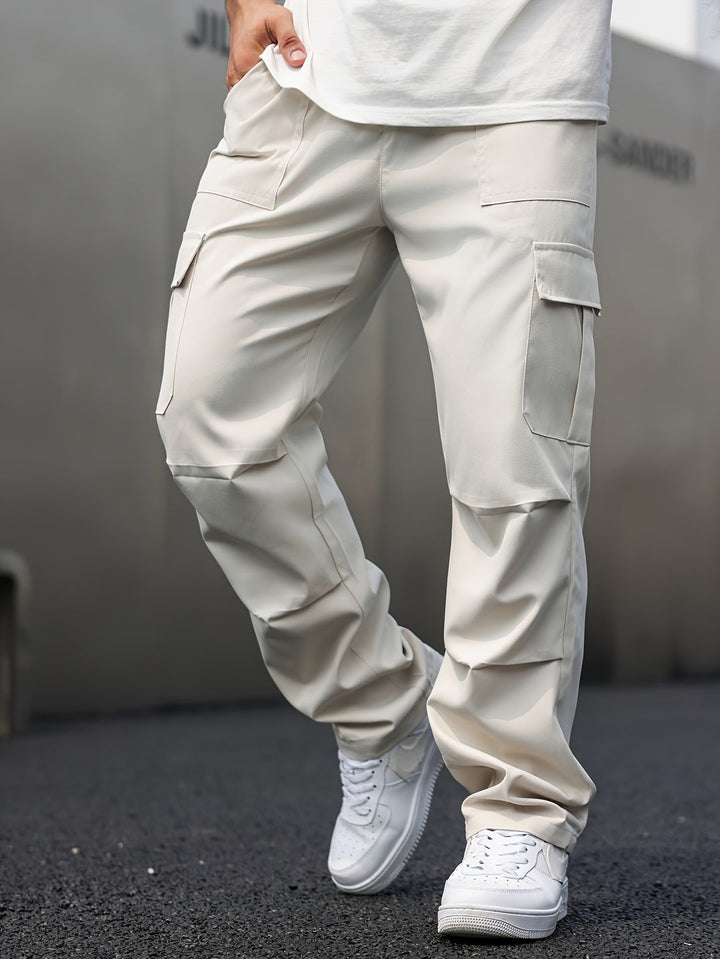Men's Loose Fit Cargo Pants | Durable Fabric | Multiple Pockets