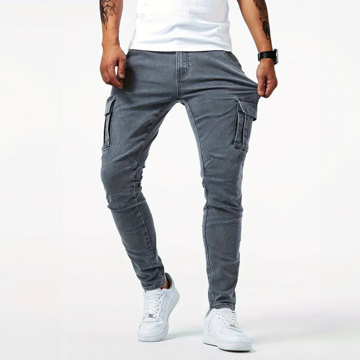 Men's Slim Fit Cargo Pants | Modern Style & Eco-Friendly Comfort