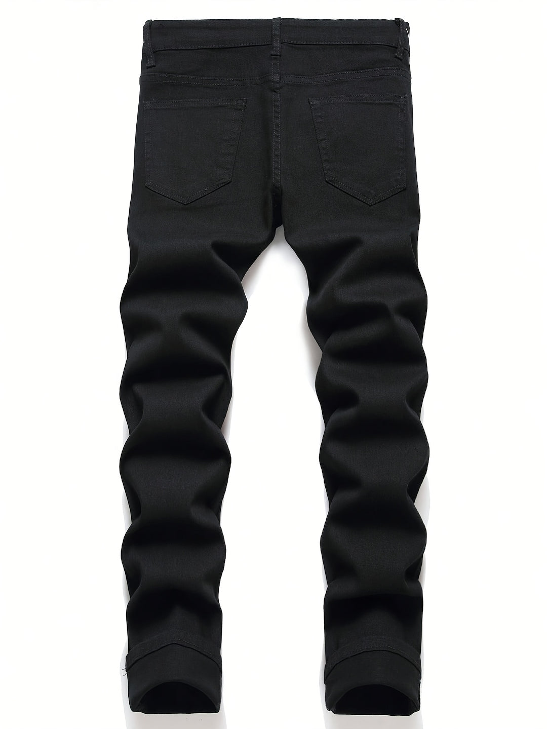 Men's Stretch Denim Jeans | Trendy Distressed Design | Year-Round Style