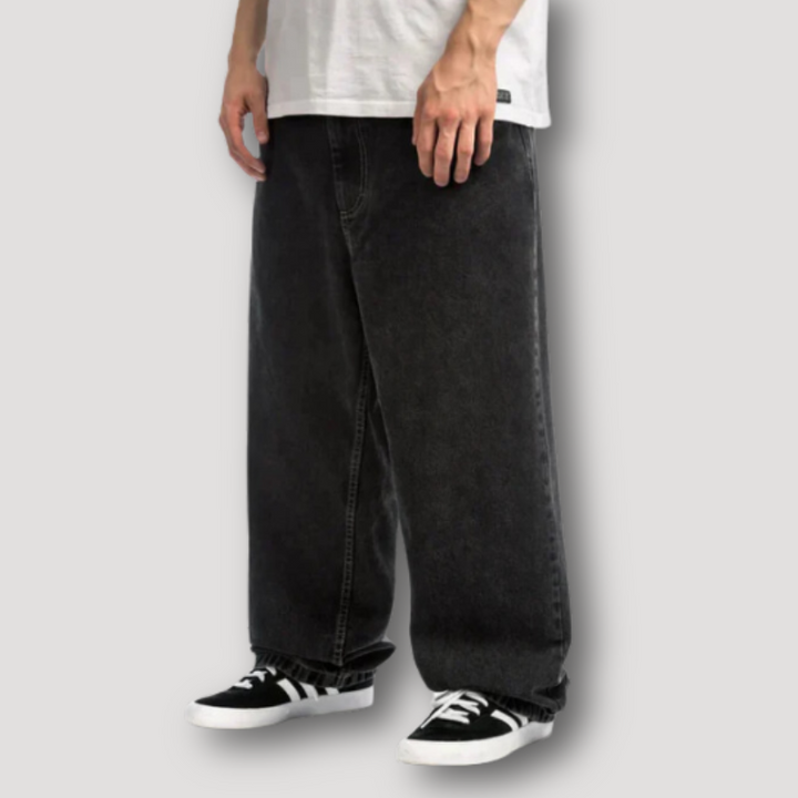 Men's Summer Wide-Leg Loose Fit Jeans