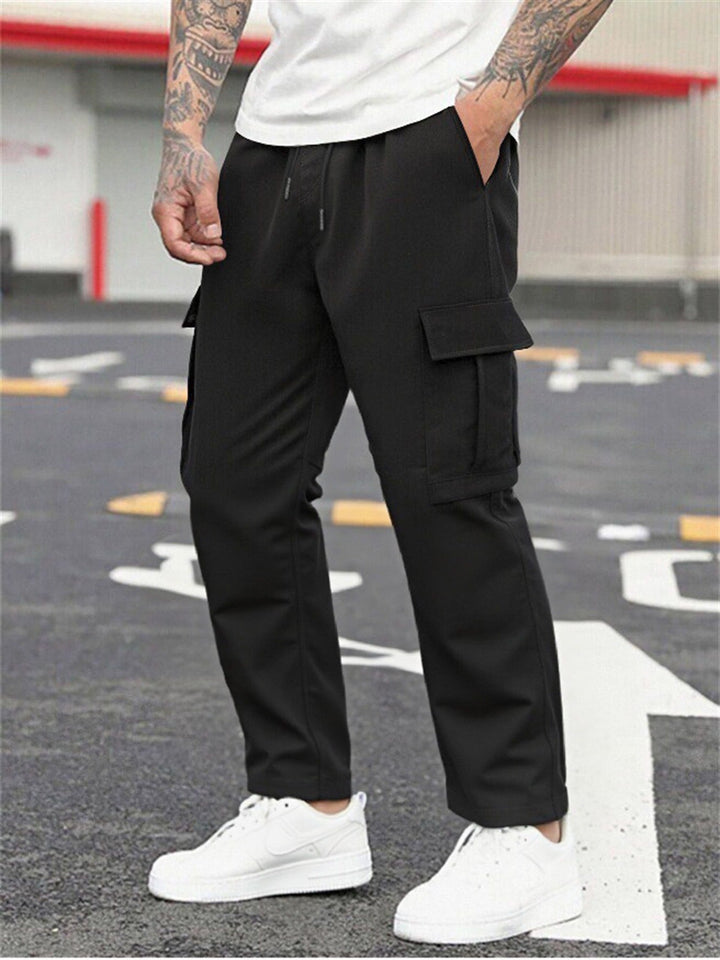 Men's Casual Cargo Pants | Relaxed Fit | Flap Pockets | Perfect for Spring