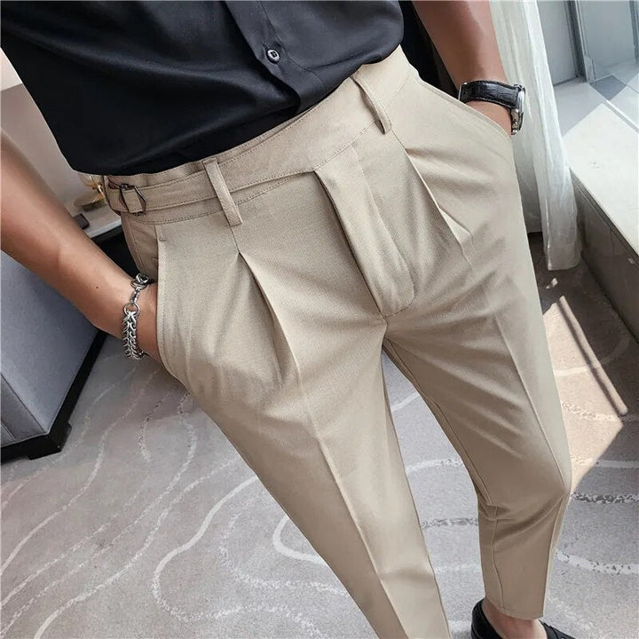 Men's Slim Fit Trousers | Versatile Formal and Casual Pants