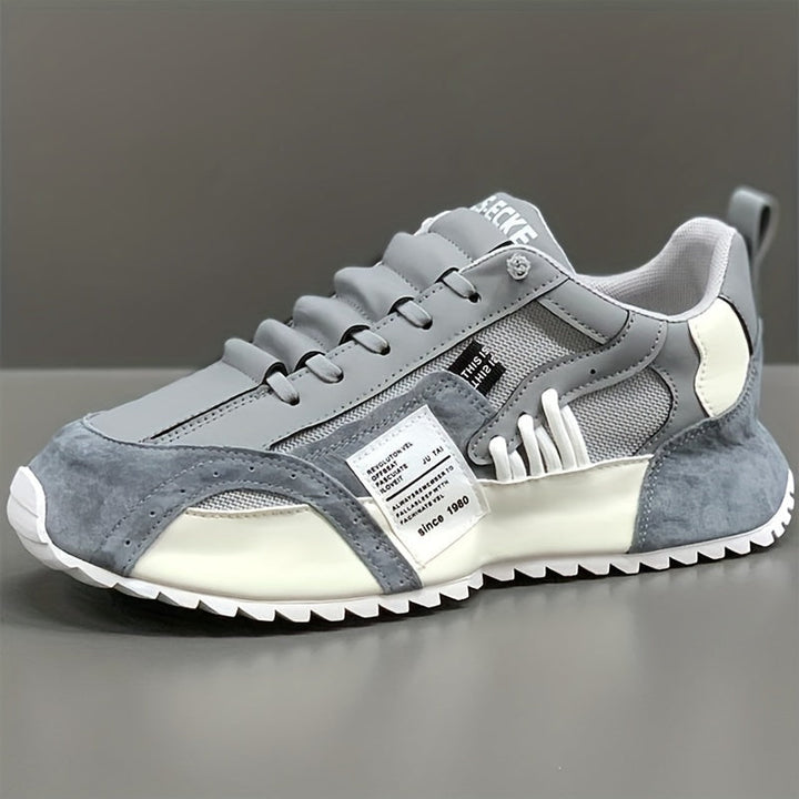 Men's Trendy Platform Shoes | Comfortable Lace-Up Design for Walking & Jogging | All-Season Footwear