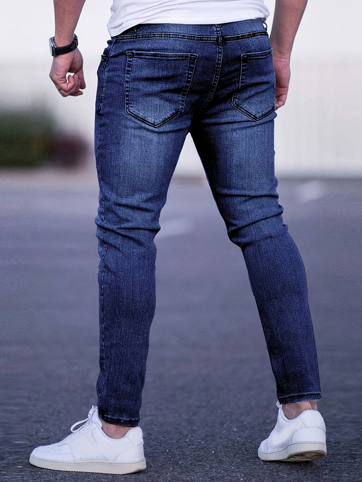 Men's Slim Fit Jeans | Comfortable Medium Stretch | Versatile Denim Style