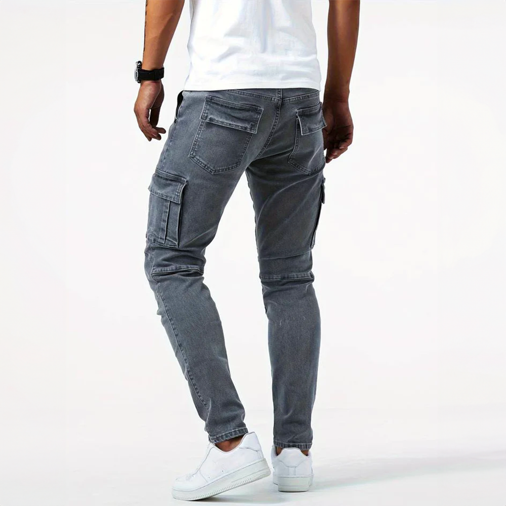 Men's Slim Fit Cargo Pants | Modern Style & Eco-Friendly Comfort