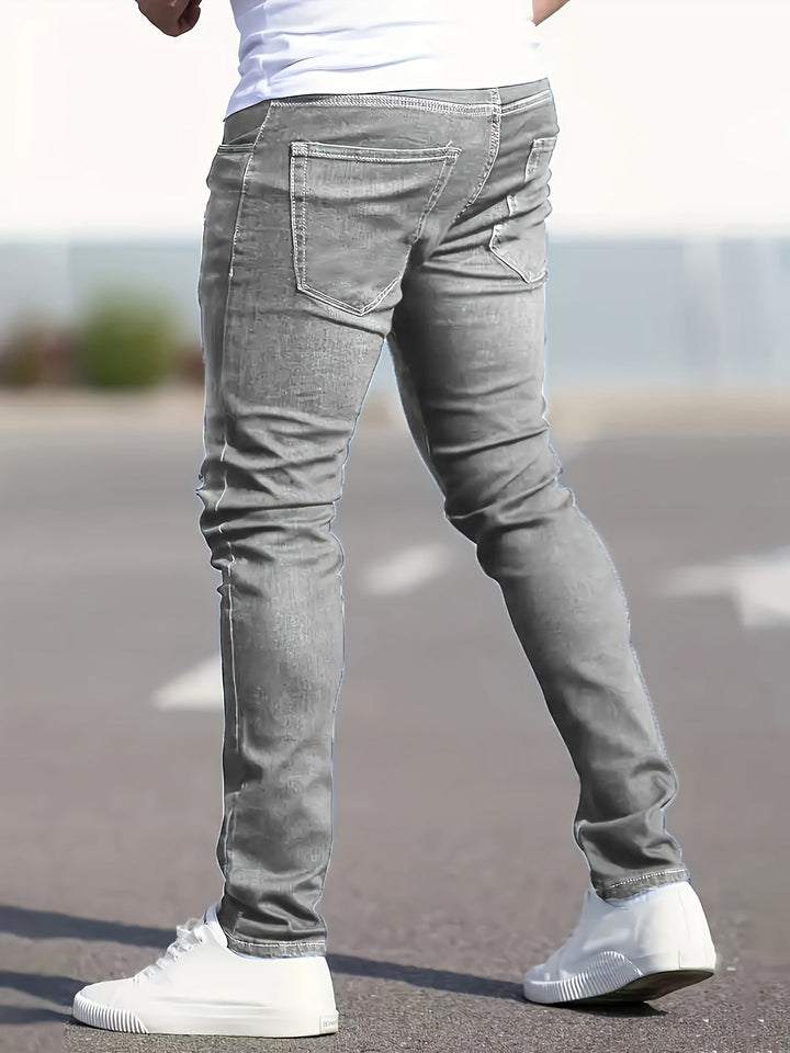 Men's Versatile Casual Jeans | Modern & Comfortable Denim Pants for All Seasons