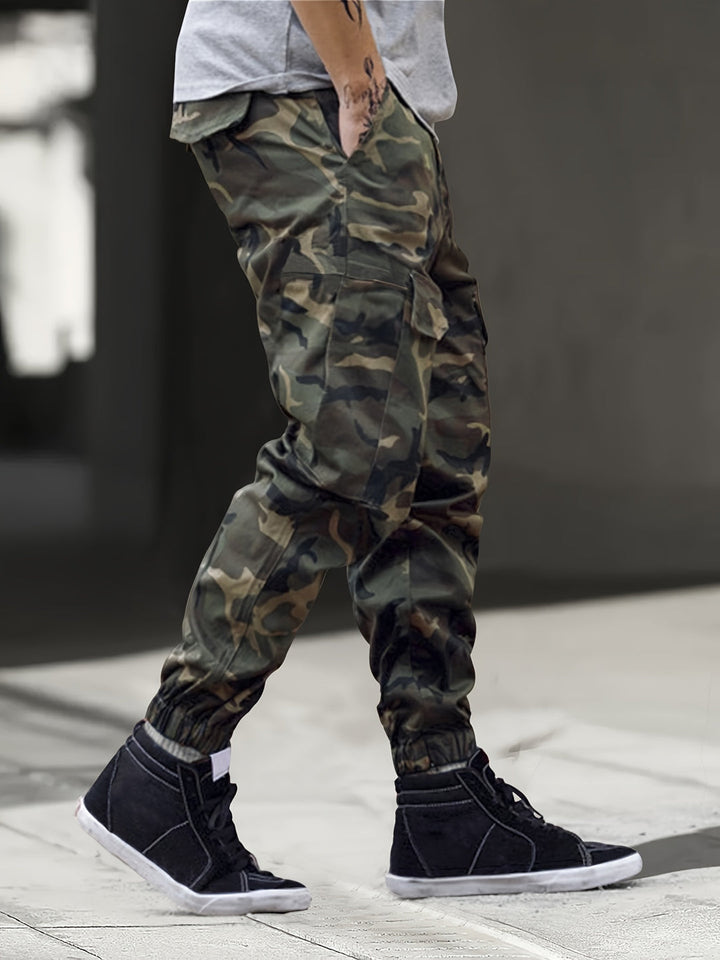 Men's Camouflage Cargo Pants | Versatile Outdoor Style | Ample Pocket Storage