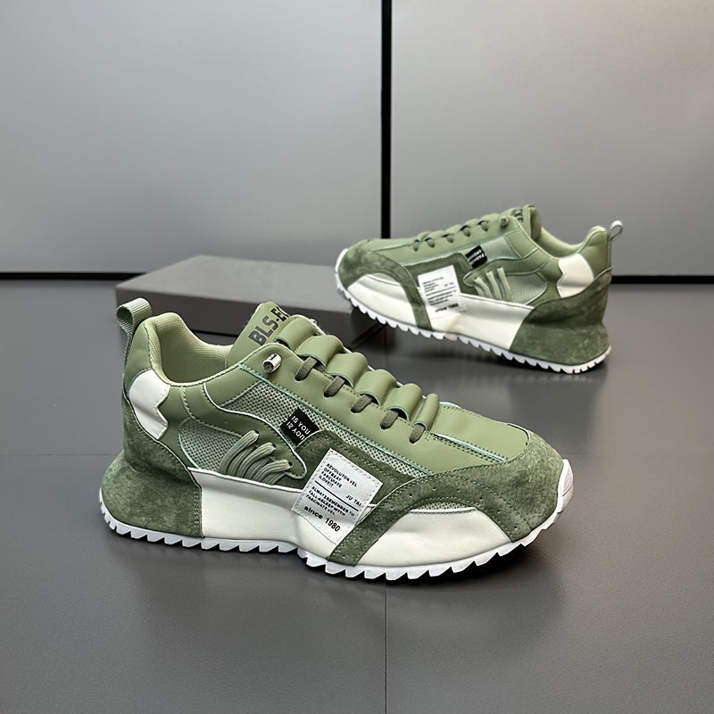 Men's Trendy Platform Shoes | Comfortable Lace-Up Design for Walking & Jogging | All-Season Footwear