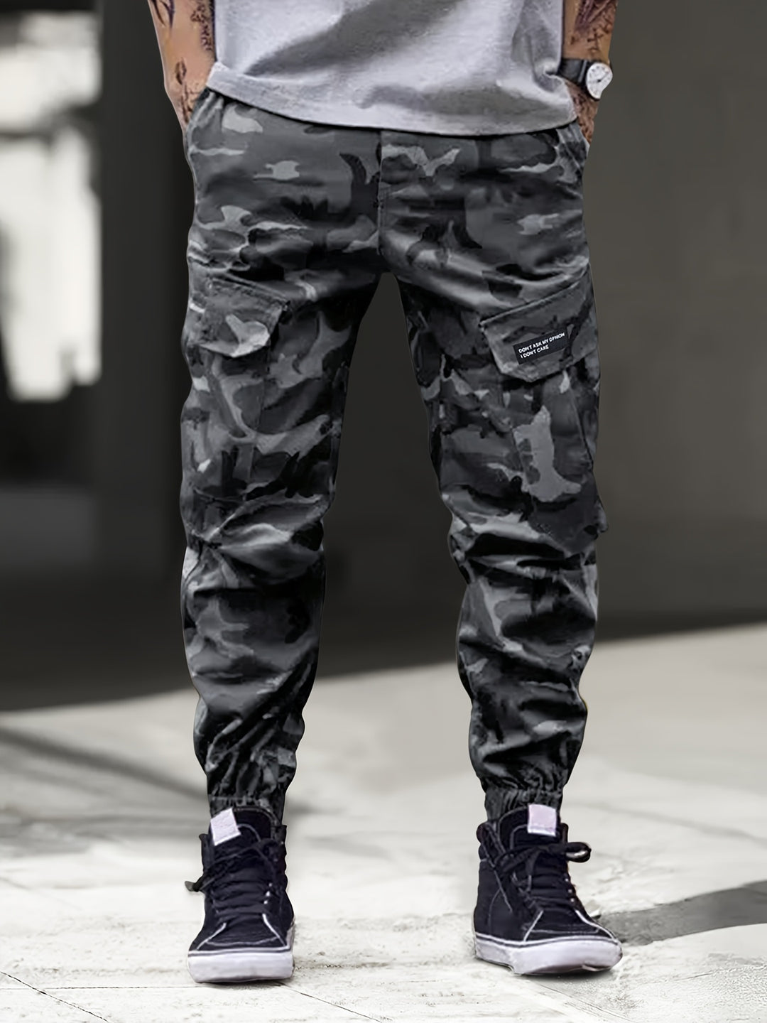Men's Camouflage Cargo Pants | Versatile Outdoor Style | Ample Pocket Storage