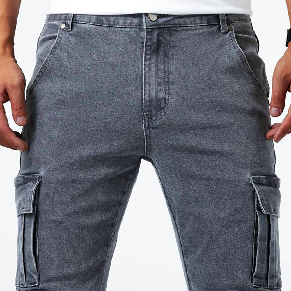 Men's Slim Fit Cargo Pants | Modern Style & Eco-Friendly Comfort
