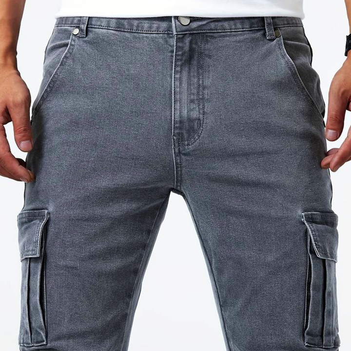 Men's Slim Fit Cargo Pants | Modern Style & Eco-Friendly Comfort
