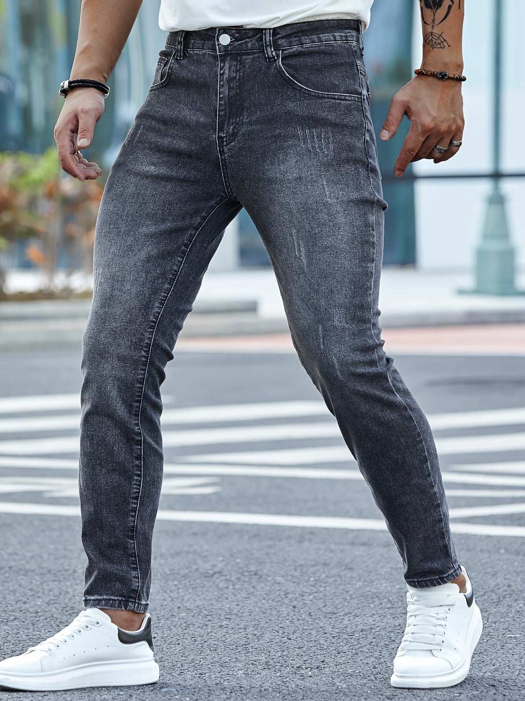 Men's Slim Fit Jeans | Comfortable Medium Stretch | Versatile Denim Style