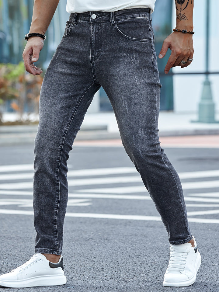 Men's Slim Fit Jeans | Comfortable Medium Stretch | Versatile Denim Style