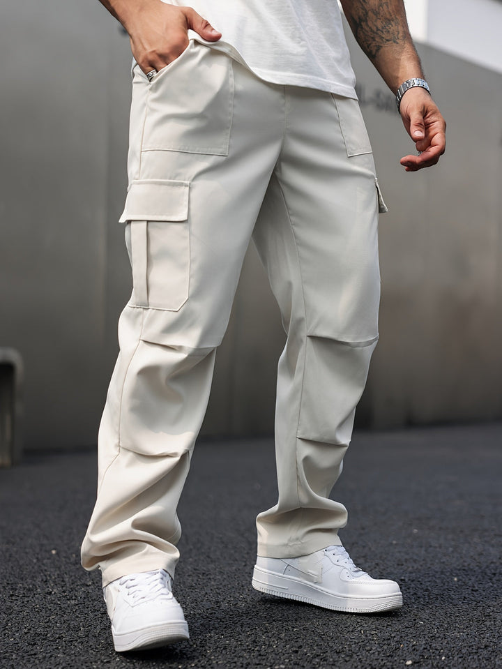 Men's Loose Fit Cargo Pants | Durable Fabric | Multiple Pockets