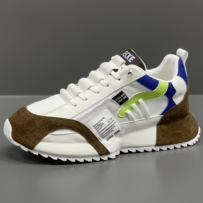 Men's Trendy Platform Shoes | Comfortable Lace-Up Design for Walking & Jogging | All-Season Footwear