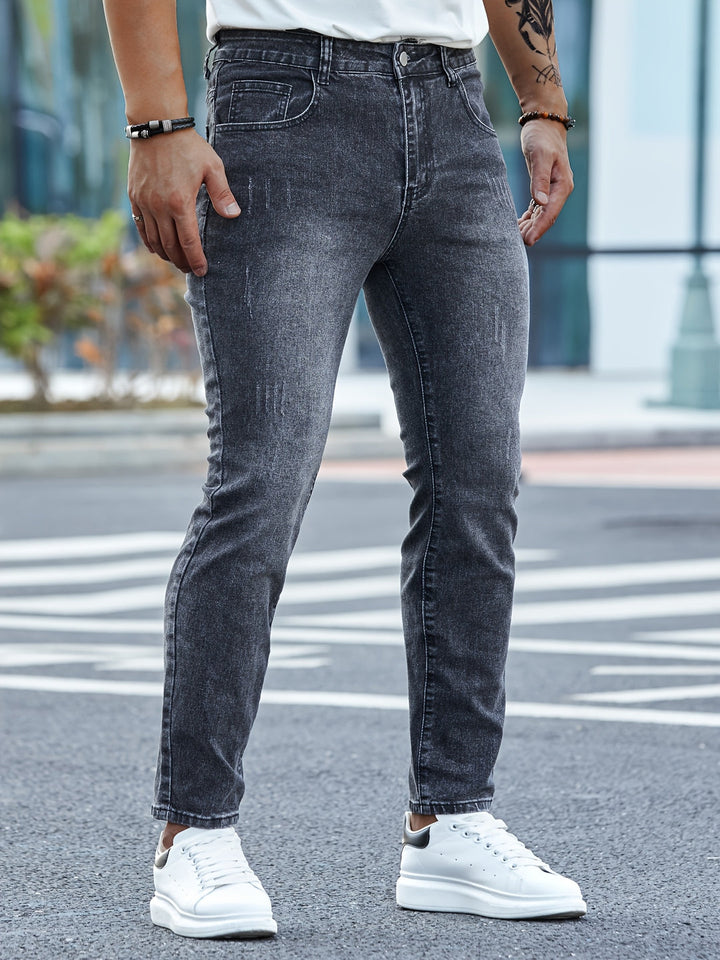 Men's Slim Fit Jeans | Comfortable Medium Stretch | Versatile Denim Style