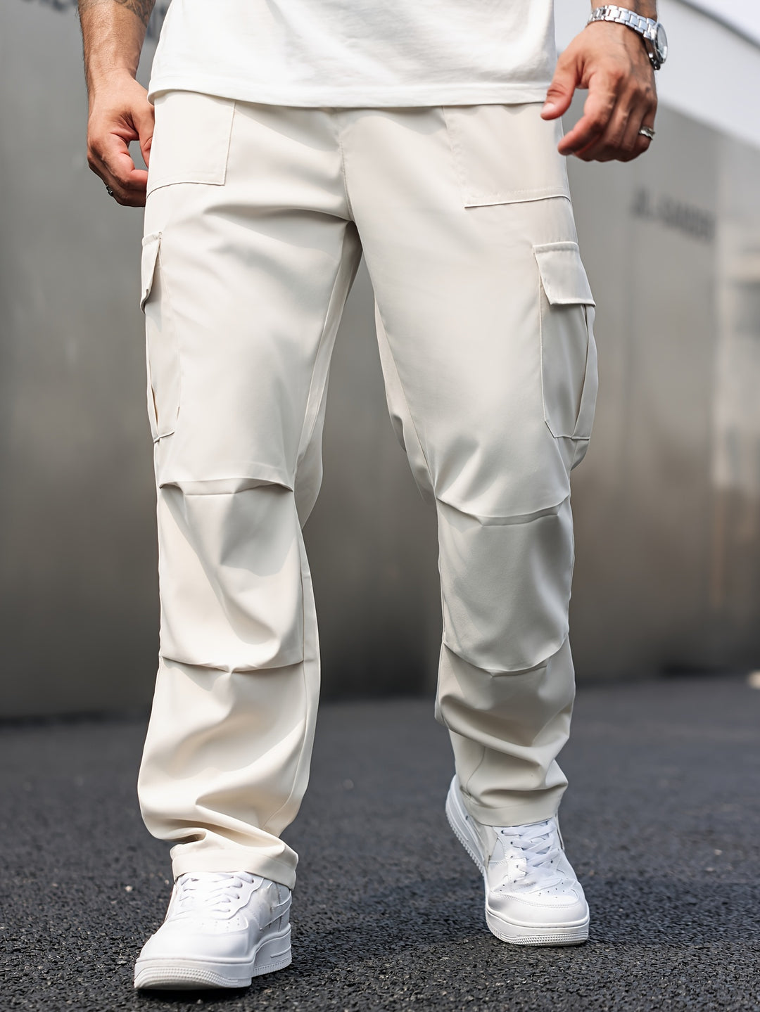 Men's Loose Fit Cargo Pants | Durable Fabric | Multiple Pockets