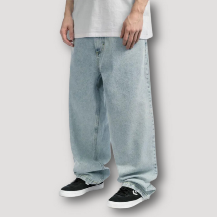 Men's Summer Wide-Leg Loose Fit Jeans