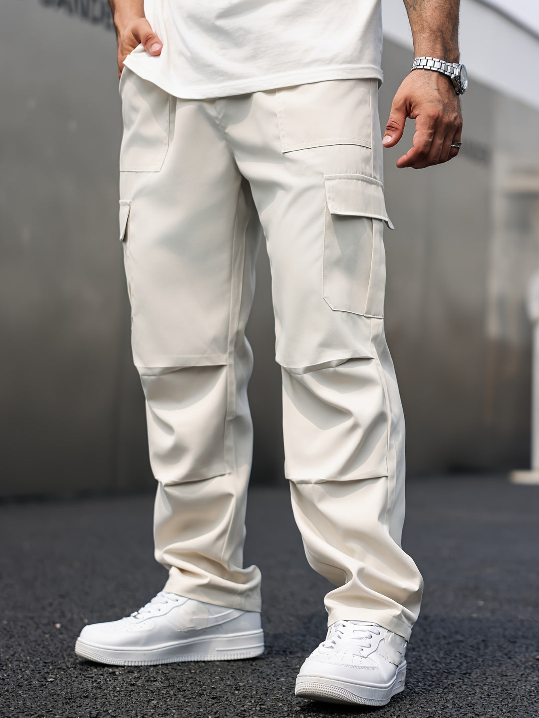 Men's Loose Fit Cargo Pants | Durable Fabric | Multiple Pockets