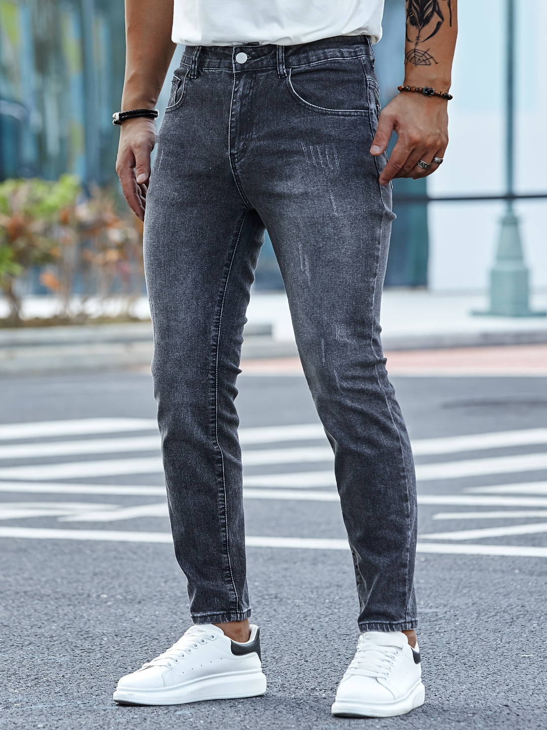 Men's Slim Fit Jeans | Comfortable Medium Stretch | Versatile Denim Style