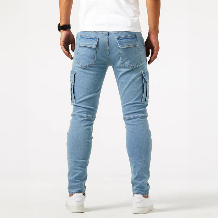 Men's Slim Fit Cargo Pants | Modern Style & Eco-Friendly Comfort