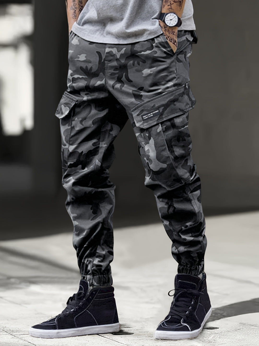 Men's Camouflage Cargo Pants | Versatile Outdoor Style | Ample Pocket Storage