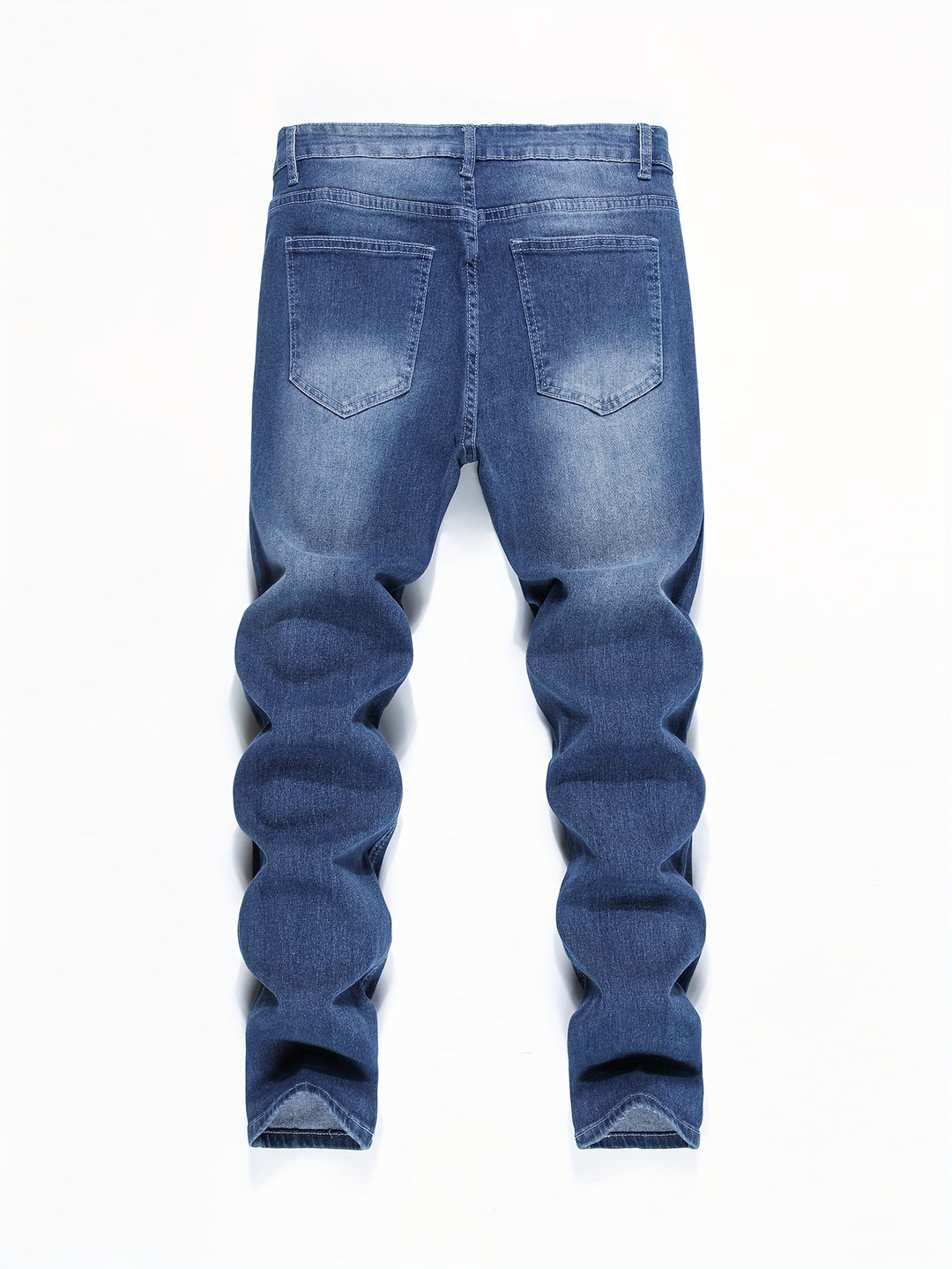 Trendy Slim Fit Patchwork Jeans for Men | Stretch Denim