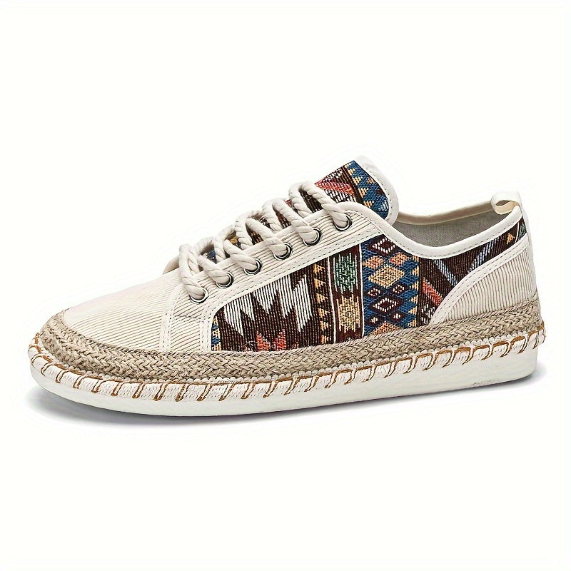 Men's Bohemian Espadrille Sneakers | Vintage-Inspired & Breathable