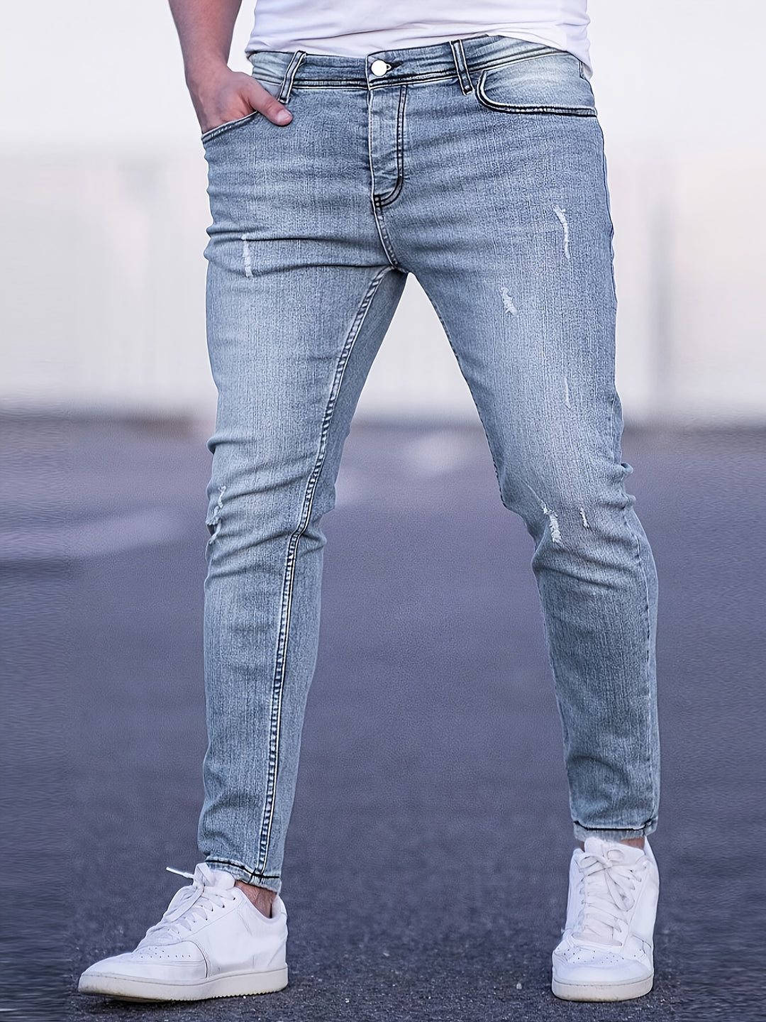 Men's Slim Fit Jeans | Comfortable Medium Stretch | Versatile Denim Style